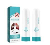 Breathe Free Quit Stick, inhalador fácil de usar, reduce el estrés mejora el estado de ánimo y resiste las ganas de fumar