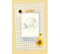Breathe In Breathe Out - Minimalist Floral Design: Undated W nd Day Planner Notebook with Weekly Meal Planner