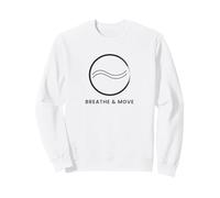 Breathe & Move - Diseño Minimalista de Onda Zen Sudadera