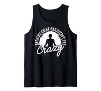 Breathe Relax and Accept The Crazy Camiseta sin Mangas