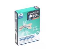 Breathe Right Bandas Nasales Mentoladas 10uds