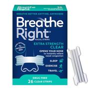 Breathe Right Extra Clear for Sensitive Skin, 26 Count by Breathe Right