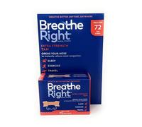 Breathe Right Extra Tiras nasales de fuerza, 72 tiras