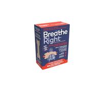 Breathe Right Tiras Nasales Extra Fuertes 44 Unidades | 50% Más Resistentes | Alivio Instantáneo de la Congestión Nasal y Ronquidos | Mejora la Respiración y el Sueño | Sin Medicamentos