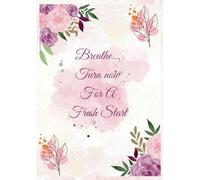 Breathe… Take a deep breath and embrace the moment.: Turn the page now to jot down your plans for a fresh start each day. A Journal to acknowledge ... for completing this step in your journey.