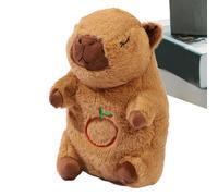 Breathing Capybara - Capybara Sleep Buddy | Capybaras Breathing Stuffed Animal | Soothing Heartbeat Snuggle Animal | Breathings Otter Sleep Buddy with Music and Light for Toddler, Kids, Boys, Girls