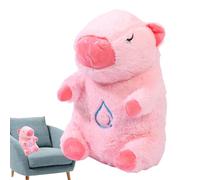 Breathing Capybara - Capybara Sleep Buddy | Capybaras Breathing Stuffed Animal | Soothing Heartbeat Snuggle Animal | Breathings Otter Sleep Buddy with Music and Light for Toddler, Kids, Boys, Girls