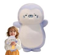 Breathing Stuffed Animal, Penguin Sleep Companion, Soothing Plush Toy, Calming Rhythmic Motion, Excellent for Nursery Bedtime, Baby Relaxation, Travel Naps, Family Bonding