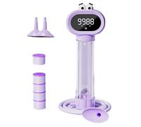 Breathing Trainer - Portable Respiratory Exerciser for Lung Strength Training | Adjustable Breathe Dumbbell Tool, Airflow Resistance Device for Teens Running Fitness Sports, 22.5x6x3.5cm Blue Purple