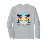 Breathwork Meditación Mindfulness Costera Zen Flor Energía Manga Larga