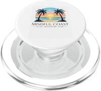 Breathwork Meditación Mindfulness Costera Zen Flor Energía PopSockets PopGrip para MagSafe