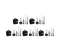 BREAUX 5pcs 3 1 mm Eje largo Bricolaje Kit de motor de movimiento de movimiento de reloj de cuarzo for piezas de herramientas de reparación de reloj Bricolaje Reemplazo Werkzeugsatz für Uhrenreparatur