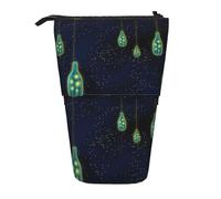 BREAUX Blossoming Sunflowe - Organizador vertical con estampado de girasol, bolsa de almacenamiento portátil, bolsa de cosméticos con cremallera, regalo de vacaciones, Hermosa botella de Under the