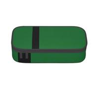 BREAUX Estuche unisex con estampado de la bandera del Sultanato de Delhi, versátil bolsa de almacenamiento de papelería para oficina, viajes o maquillaje, Negro, One Size, Conciso