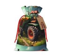 BREAUX Fantasy Farm Tractor - Bolsas de regalo con etiqueta para Año Nuevo, aniversario, fiesta de cumpleaños, bolsa de aperitivos