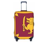 BREAUX Funda protectora para equipaje con estampado de bandera de Sri Lanka, funda protectora para equipaje, White, XL