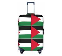 BREAUX Fundas protectoras de equipaje con estampado de bandera de Palestina, fundas decorativas para equipaje, fundas con cremallera para equipaje, Blanco, L