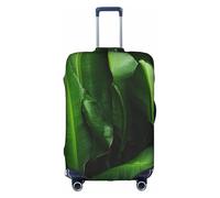 BREAUX Fundas protectoras de equipaje con estampado de hojas de plátano frescas, fundas decorativas para equipaje, fundas con cremallera para equipaje, Blanco, L