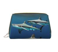 BREAUX Hammerhead Sharks - Bolsa de cosméticos grande para mujer, bolsa de cosméticos de viaje, organizador portátil, tiburones martillo, talla única, Tiburones martillo, Talla única