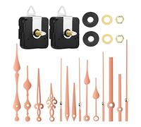 BREAUX Kit De Mecanismo De Movimiento De Cuarzo Silencio De 2pcs For 5 Rosas Diferentes De Manos Bricolaje Reemplazo De Piezas De Reparación De Reloj 20mm Werkzeugsatz für Uhrenreparatur