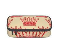 BREAUX Red Crown BD004 - Neceser de gran capacidad para cosméticos, organizador de artículos de tocador, negro, talla única, diseño floral, Black, Talla única, Floral