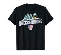 Breckenridge USA Montaña Nevada Camiseta