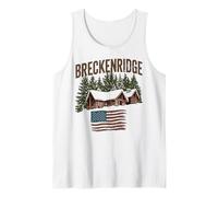 Breckenridge USA Montaña Nevada Camiseta sin Mangas