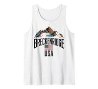 Breckenridge USA Montaña Nevada Camiseta sin Mangas