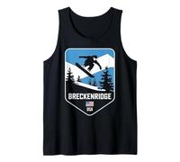 Breckenridge USA Montaña Nevada Camiseta sin Mangas