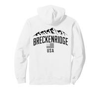 Breckenridge USA Montaña Nevada Sudadera con Capucha
