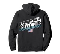 Breckenridge USA Montaña Nevada Sudadera con Capucha