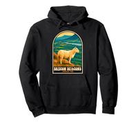 Brecon Beacons Sheep Vintage Gales National Park Art Sudadera con Capucha