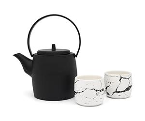 Bredemeijer Kobe Set de Regalo, Hierro Fundido, Negro, 1200ml