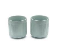 Bredemeijer Taza de té de Porcelana Azul - Juego de 2 Tazas de té de 300 ml Cada una