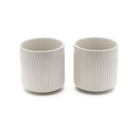 Bredemeijer Taza de té de Porcelana Blanca - Juego de 2 Tazas de té de 300 ml Cada una