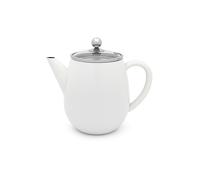 Bredemeijer - Tetera de doble pared Eva - 1,1 litros - Blanca - Con filtro