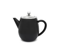 BREDEMEIJER Tetera Duet® Eva 1,1L de doble pared Negro/Vidrio negro