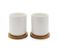 Bredemeijer Vaso Umea de cerámica blanco 200 ml