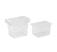 Breeder Box, Fish Separator, Easy Installation Sturdy Material Versátil Diseño Compacto Tamaño Eficiente Secure Housing, Divider Contenedor para Pets Acuáticos