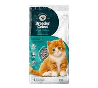 Breeder Celect Arena para Gatos Natural (30L) - 99% Papel Reciclado, Arena Altamente Absorbente, Control de Olores Óptimo, No Aglomerante, Biodegradable y Compostable