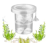 Breeding Box Fish Tank, Floating Fish Breeding Tanks, Mesh-Sided Adjustable Reusable Divider, Safe Acclimation and Plant Nursery Space for Spawning and Fry Protection