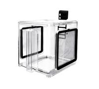 Breeding Box for Fish Tank, Hangable Aquarium Hatchery, Acrylic Divider, Isolation Breeder, Hatching Accessory, Perfect for Freshwater Shrimp, Guppy, Betta Fish, 5.91x5.91 Inches