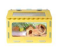 Breeding Chick Brooder Box - Enclosure Habitat For Poultry | PP with Acrylic Panels, Breathable Chew Resistant Design For Beginners Adults Backyard Hobbyists Urban Homes