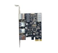 Breeshy - Módulo de placa base de escritorio PCI-EUSB3.0 + tarjeta de expansión LAN Gigabit que utiliza el módulo de placa base RTL8153B VLI805