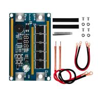 Breeshy Soldador por Puntos de 12 V y 99 Marchas, Potencia Digital Ajustable, Bolígrafo de Soldadura por Puntos, Placa de Control, Lámina de Níquel para Batería de Litio 18650