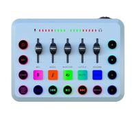 Breeshy Tarjetas de sonido F11 Mezclador Audio Tarjetas de Campo Computadoras Mezcladores PC Kits de Grabación Estudio Profesional Accesorios Podcasting-A