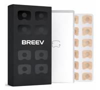 Breev® Recambios Parches PRO EDITION para Tiras Nasales Magnéticas | Adhesivo Médico Hipoalergénico Extra Fuerte | Resistente al Sudor y Agua | Máxima Sujeción para Deporte y Dormir