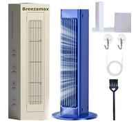 Breezamax, Breeza Max Air Cooler, Portable AC, Small and Compact, Beat the Scorching Heat & Humidity Instantly (Blue,Plug in)