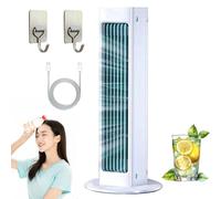 Breezamax, Breeze Max Ac, Qinux Brizaac, Combate El Calor Abrasador Y La Humedad Al Instante Con El Aire Acondicionado PortáTil Breezamax de 3 Velocidades, Enfriamiento RáPido Y Silencioso(Blue)