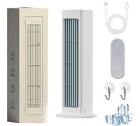 Breezamax, Breeze Max Air Cooler, Breez Max Portable Ac, Fan Shaking Head Wind Wall Mounted, Small and Compact Ultra Quiet Energy Efficient (1Pcs*White)